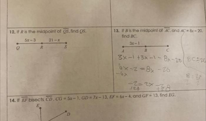 Unit 1 geometry basics test answer key