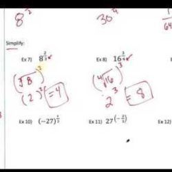 Rational exponents quiz part 1