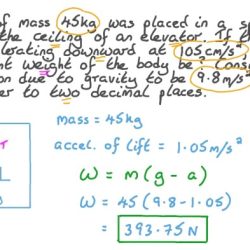 An elevator is accelerating upward 3.5 m/s2