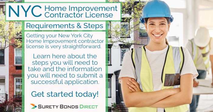 Home improvement contractor license exam nyc