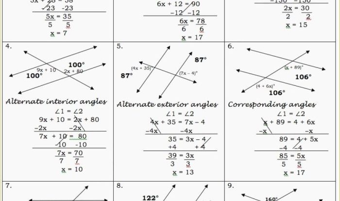 Quiz 3-2 proving lines are parallel answer key